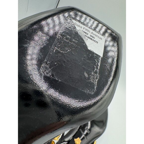 Versace 55mm crystal-embellished thong mules sandals - Picture 15 of 15